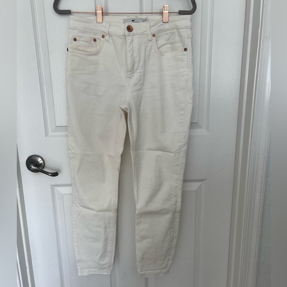 Vineyard Vines Jamie stretch skinny ankle Jean. Size 28. Raw hem. - Picture 2 of 4